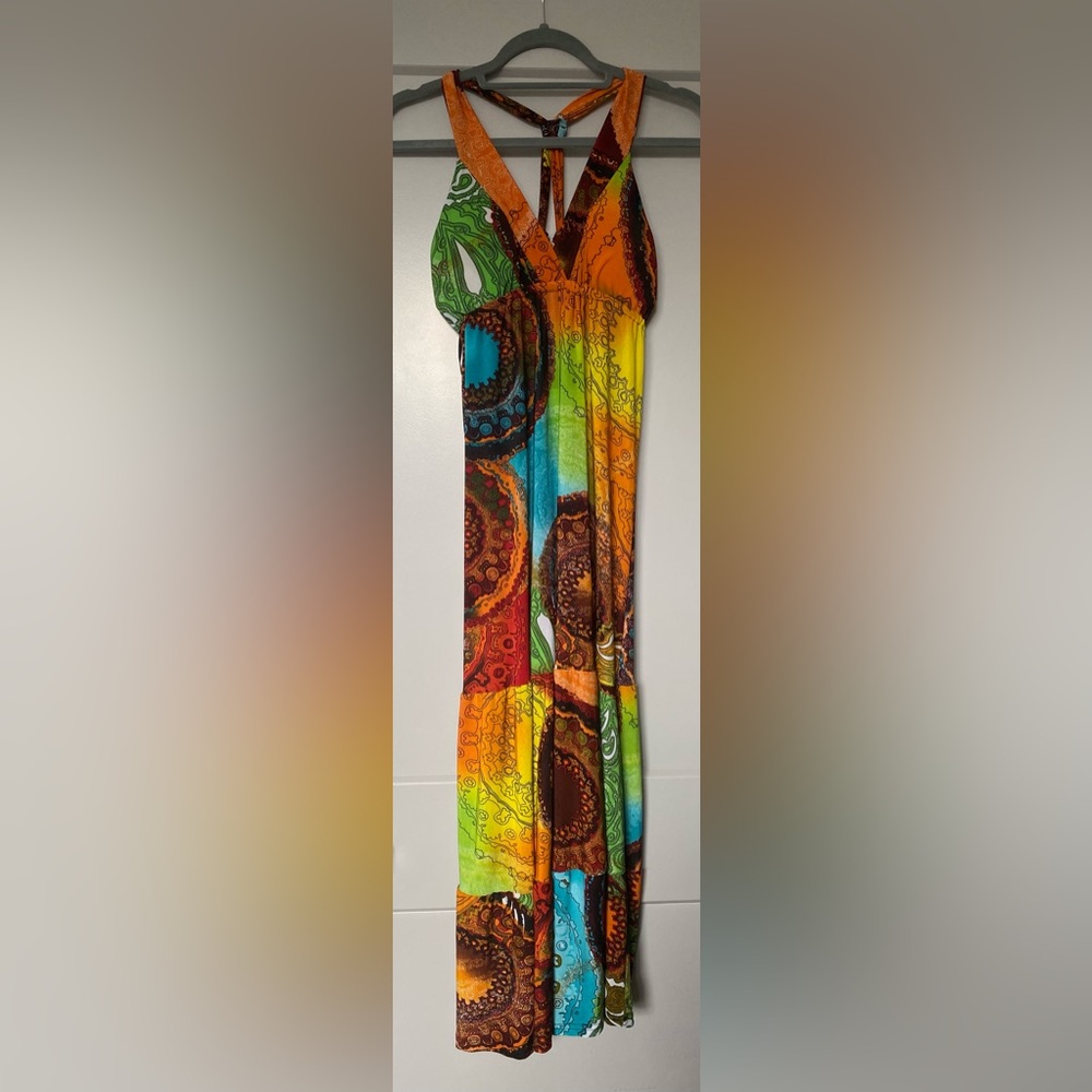 California Woman Size Medium Long Dress